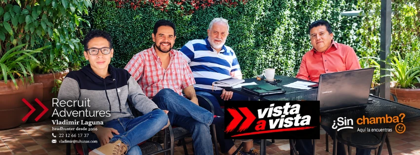 Equipo de Recruit Adventures, antecedente de la trayectoria de reclutamiento presentada por Vista a Vista